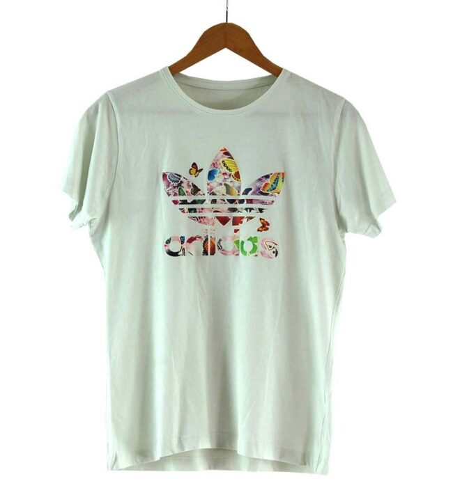 White Adidas Tee Womens