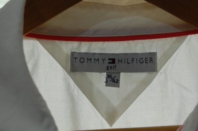 Close up of White Tommy Hilfiger Ladies Blouse