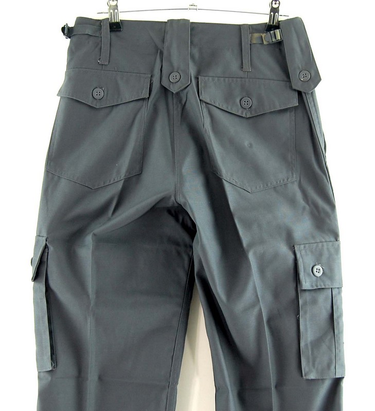 Grey Army Pants - UK XS - Blue 17 Vintage Clothing