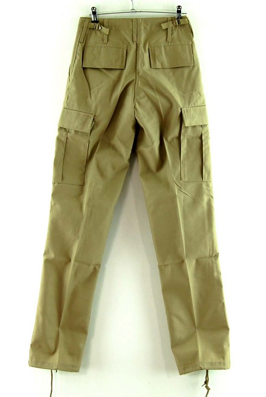 Khaki Army Surplus Pants - W26-28 - Blue 17 Vintage Clothing
