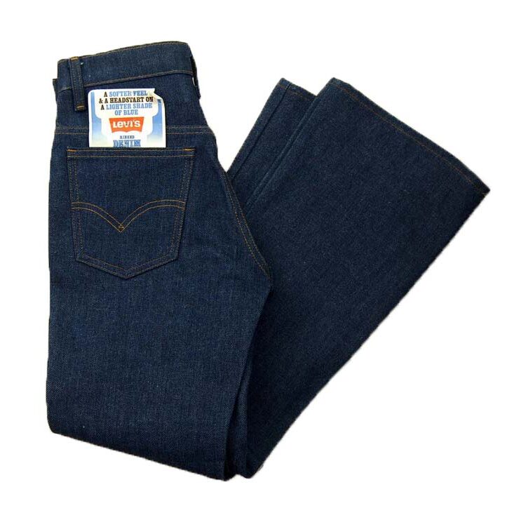 70s Levis 746-0917 Rinsed Denim Student fit Jeans