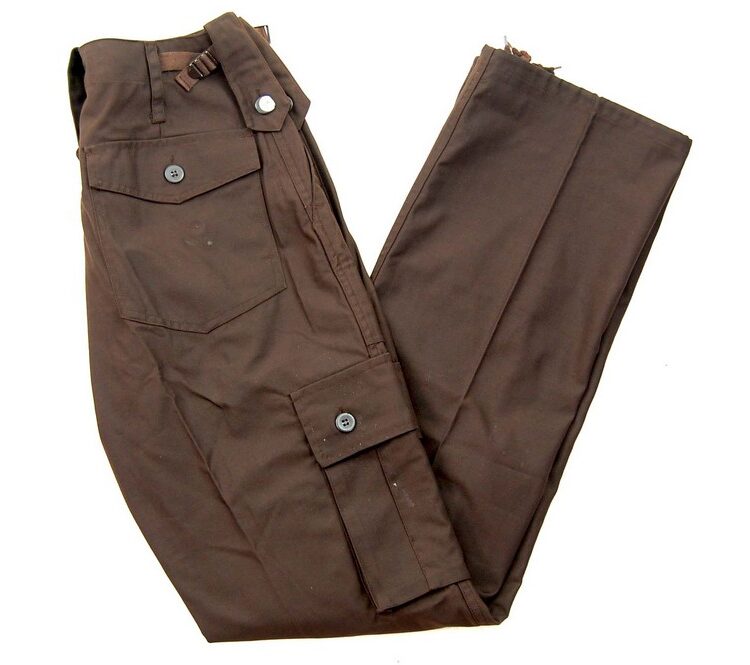 Brown Vintage Army Trousers