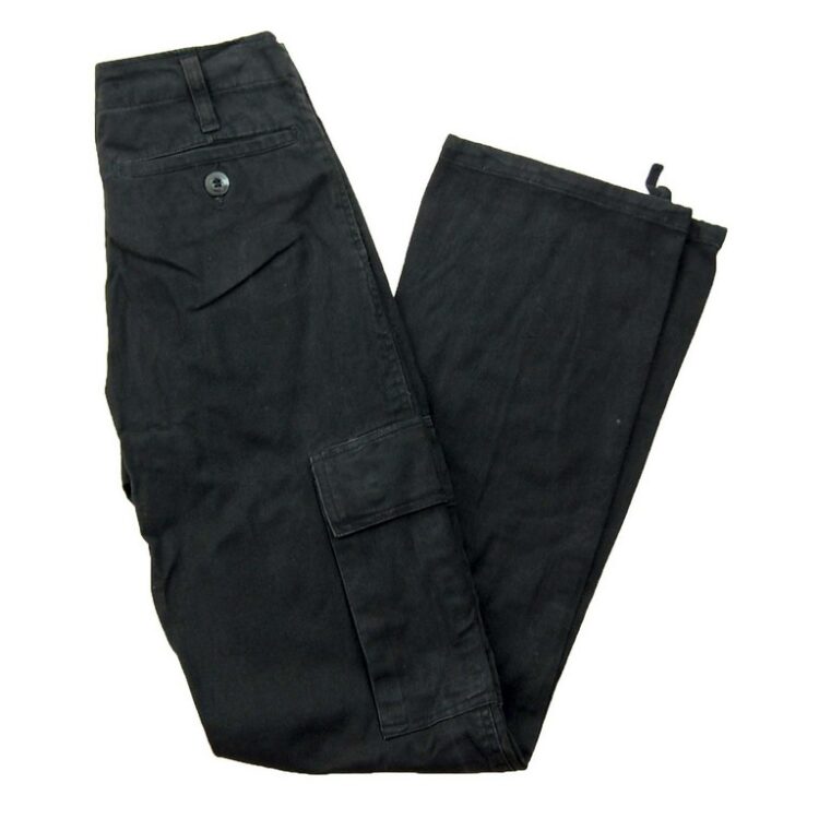 Black Cargo Trousers