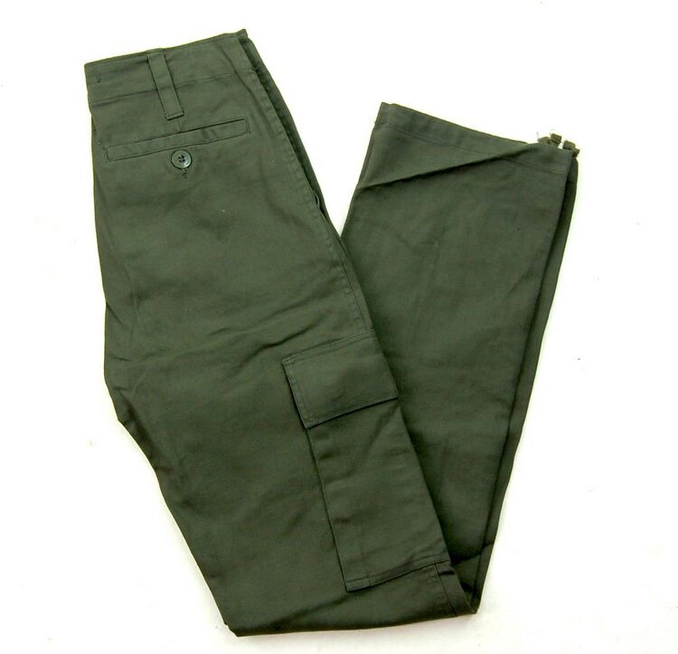 Back of Olive Green Army Pants