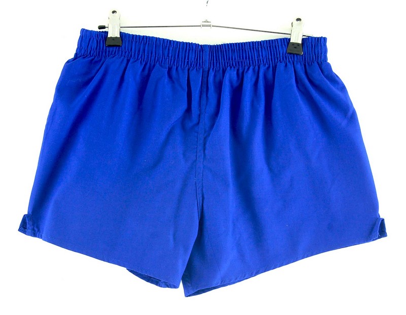 Blue Running Shorts - UK S - Blue 17 Vintage Clothing