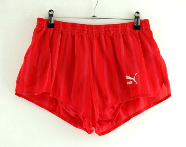 Red Puma Running Shorts