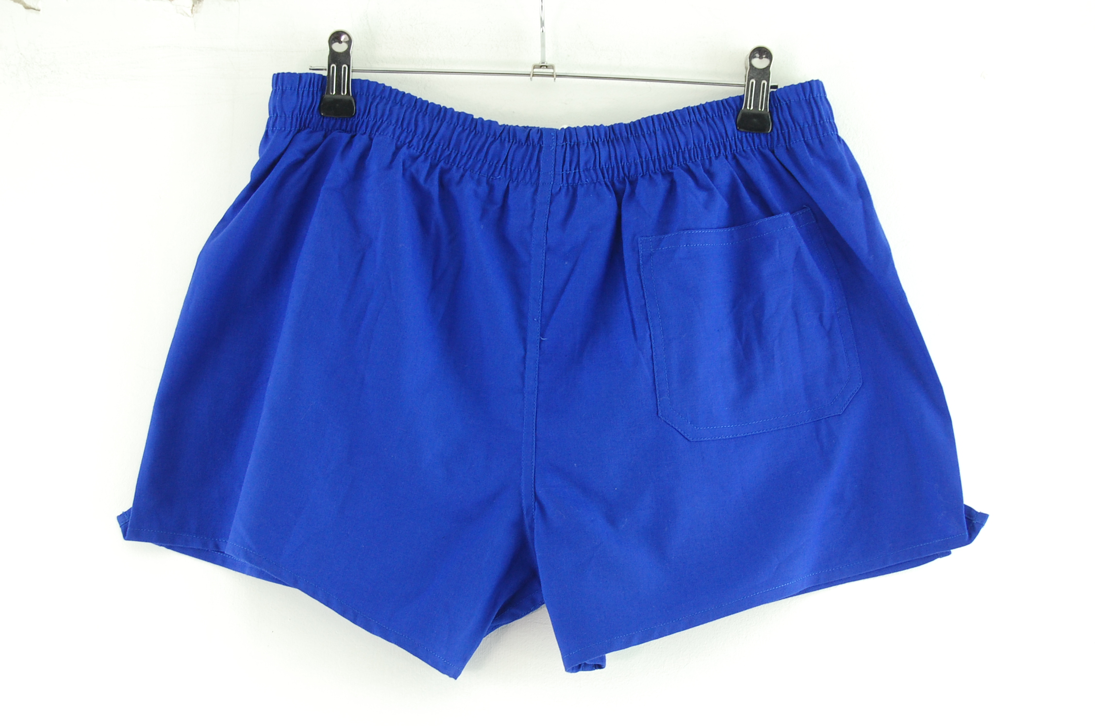 Blue Sports Shorts - UK S - Blue 17 Vintage Clothing