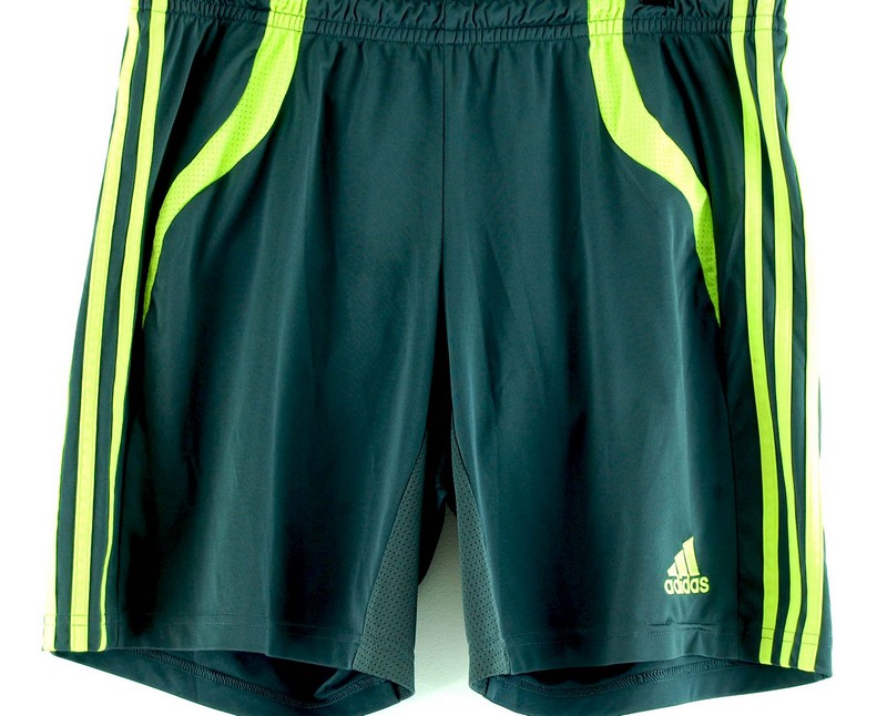 Adidas stripe Shorts Green UK L Blue 17 Vintage Clothing