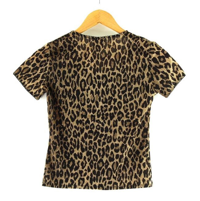 Back of Dolce And Gabbana Animal Print Top