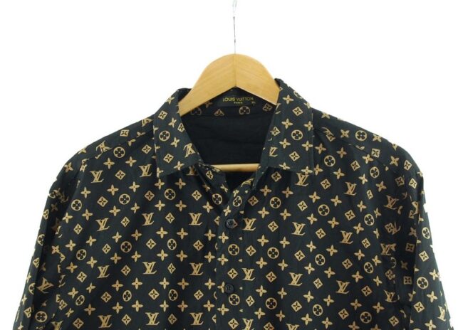 Close up of Louis Vuitton Shirt Men