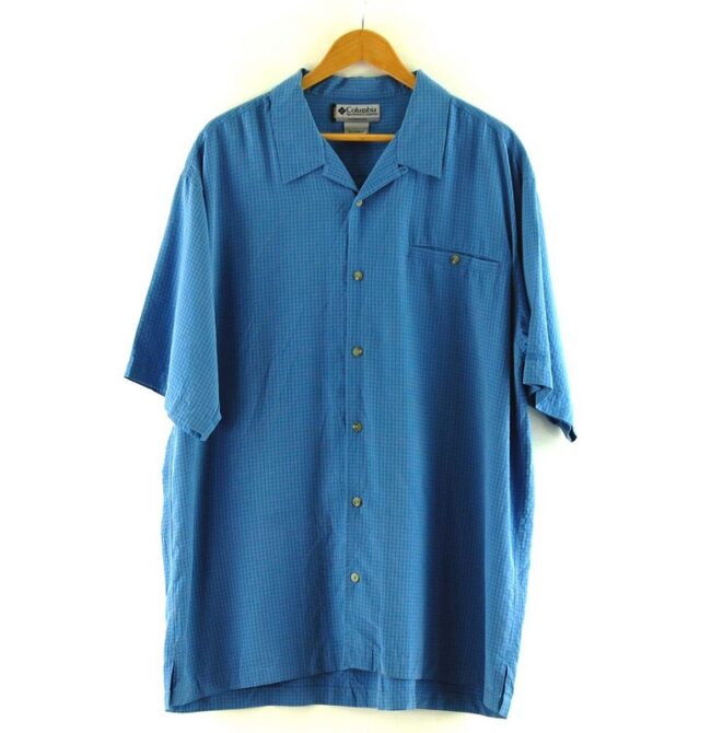 Blue Short Sleeve Columbia GRT Shirt