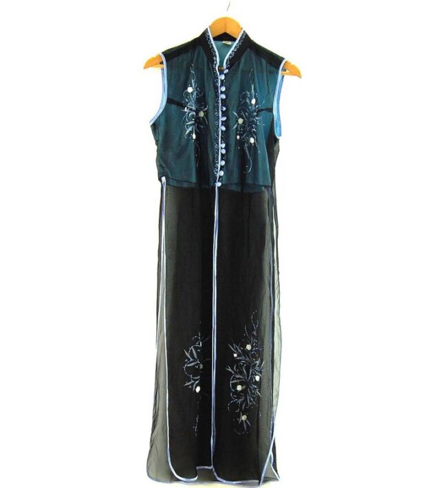 Black Ao Dai Vietnamese Dress