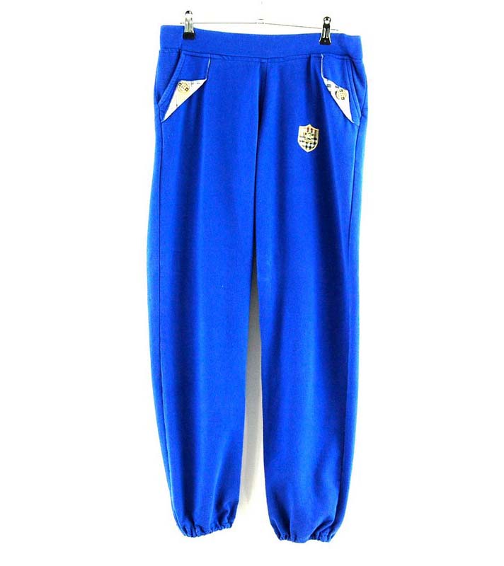 Burberry Joggers Womens UK Size 10 Blue 17 Vintage Clothing