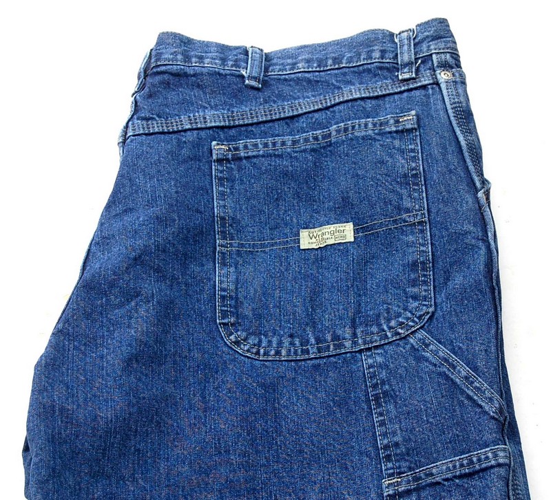 Wrangler Denim Carpenter Pants - 38 W X L34 - Blue 17 Vintage Clothing