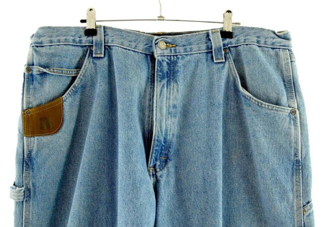 Close up of Wrangler Riggs Workwear Jeans