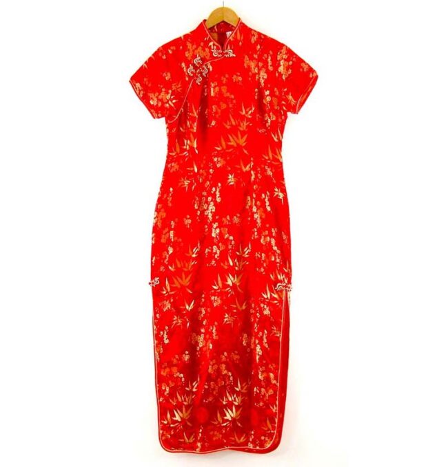 Red And Gold Chinese Dress