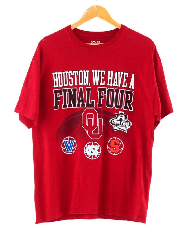 Red Houston Final Four Tee