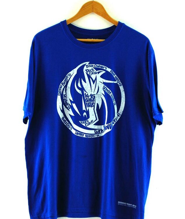 2014 Dallas Mavs Vintage Graphic T Shirt