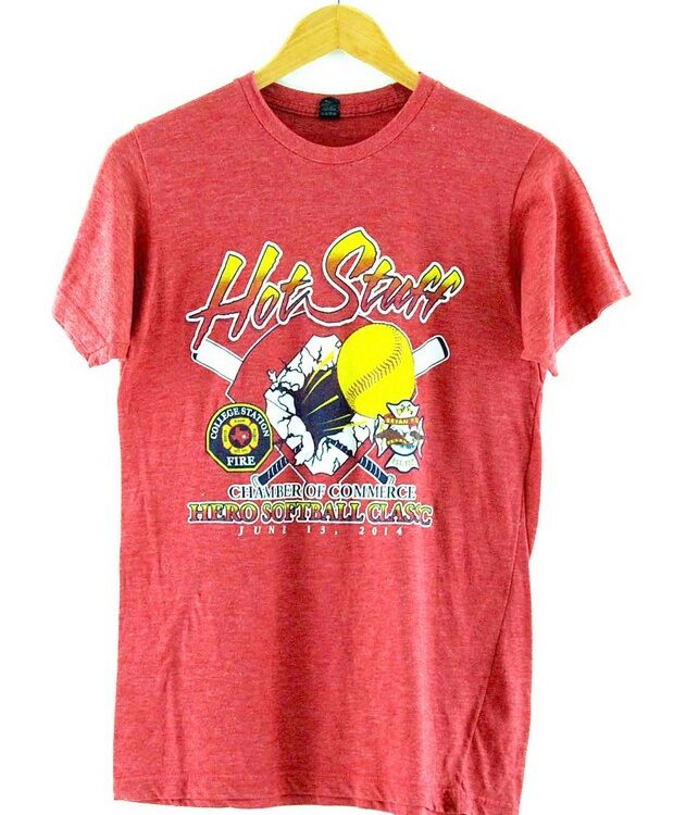 Hot Stuff Hero Softball Classic T Shirt
