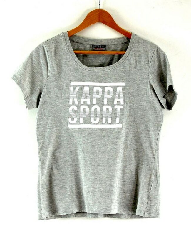 Womens Grey Kappa Sports T Shirt