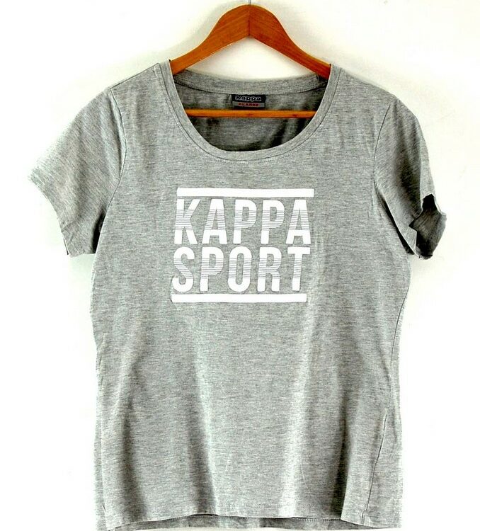 Womens Grey Kappa Sports T Shirt