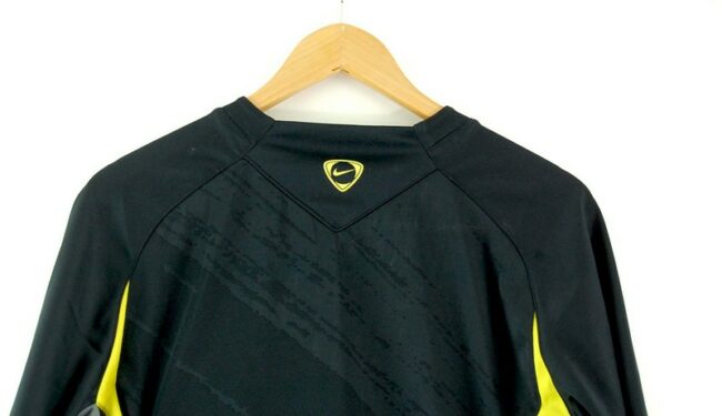 Close up of Mens Nike Dri Fit Black Tshirt