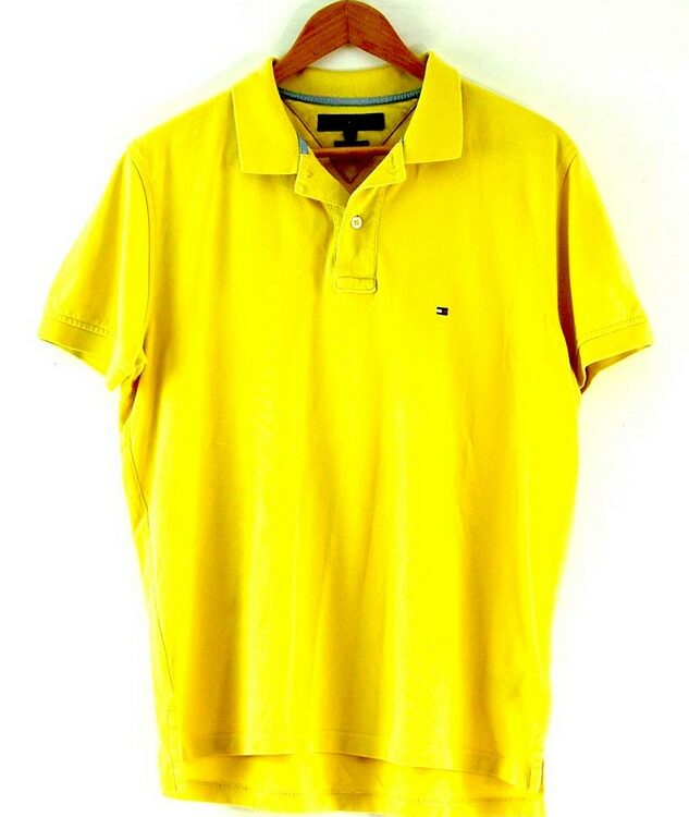 Yellow Tommy Hilfiger Polo
