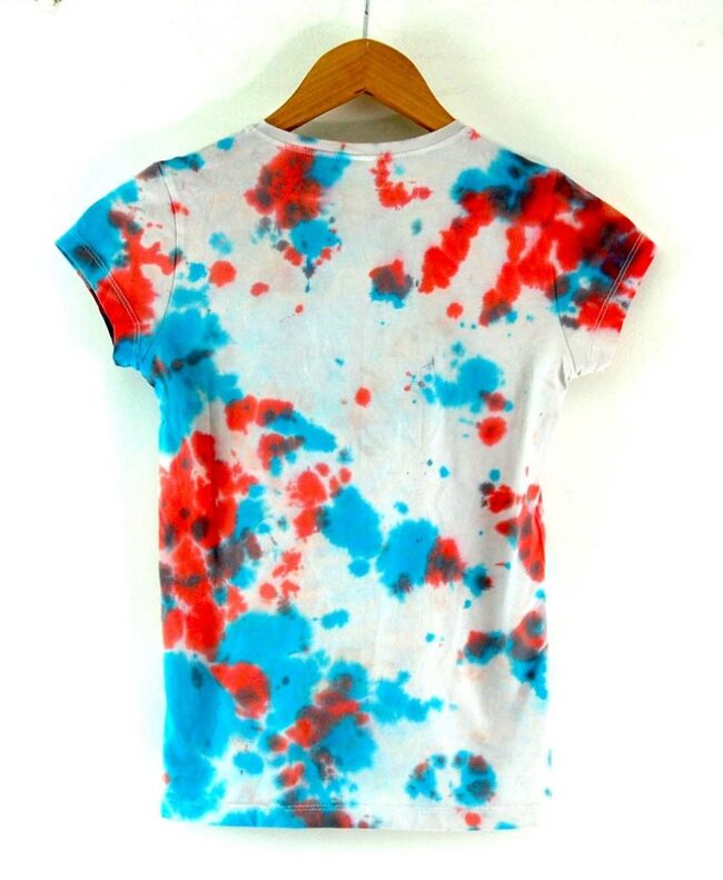 Back of Womens Nike Tie Dye Tshirt