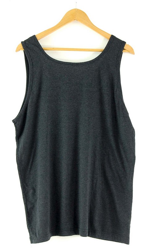 Back of Grey Adidas Vest Top Mens