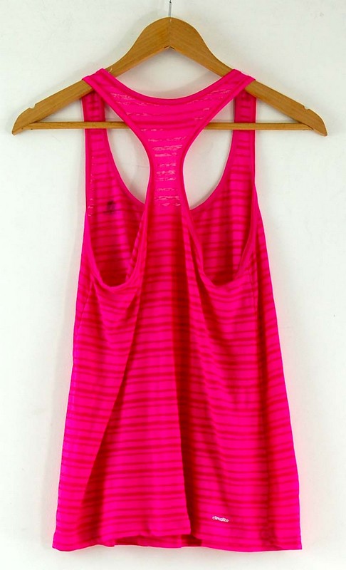 Close up of Womens Pink Adidas Vest Top