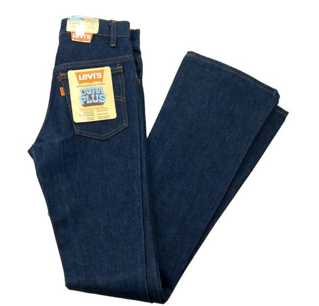 70s Vintage Deadstock Dura Plus Bell Bottom Levis Student Fit Jeans