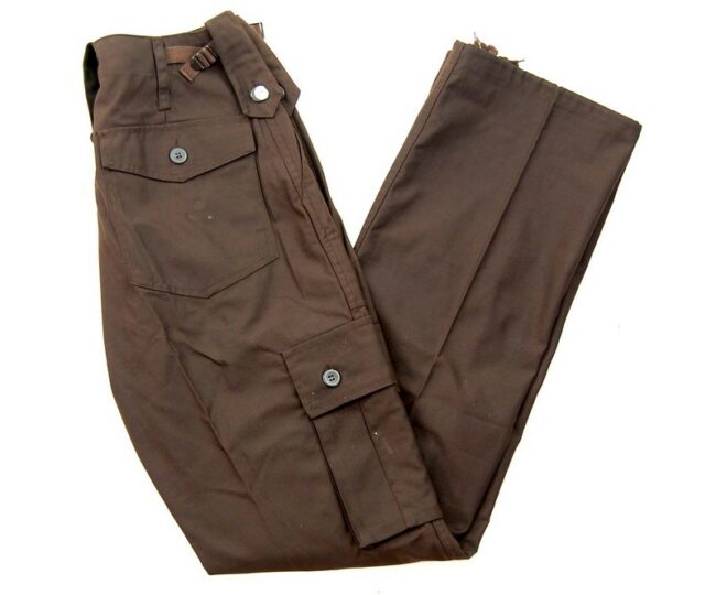 Brown Vintage Army Trousers
