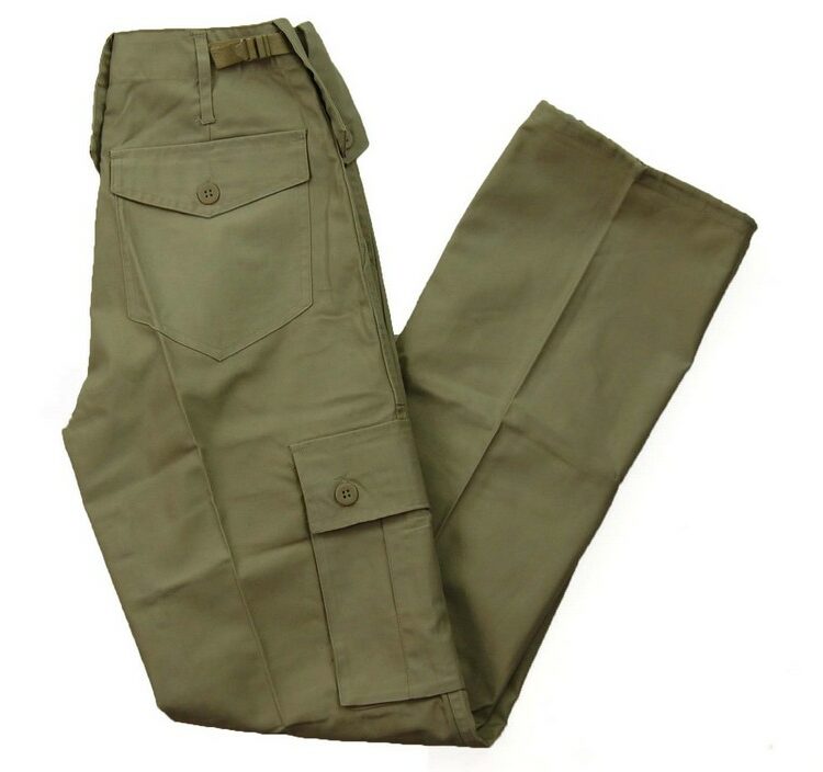 Khaki Vintage Army Trousers