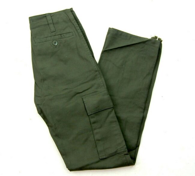 Back of Olive Green Army Pants