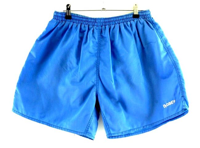 Blue Nylon Robey Shorts