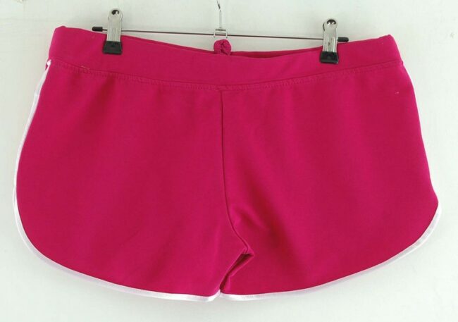 Back of Pink Adidas Cotton Shorts Womens