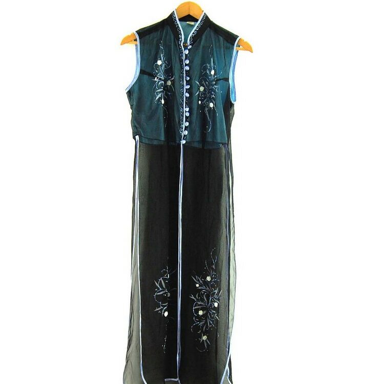 Black Ao Dai Vietnamese Dress