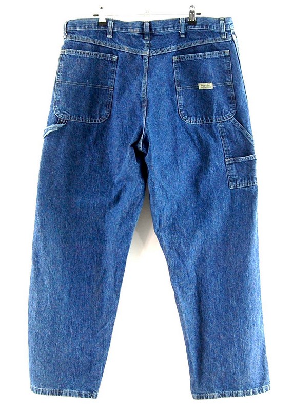 Back of Wrangler Denim Carpenter Pants