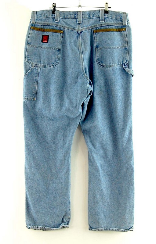 Back of Wrangler Riggs Workwear Jeans