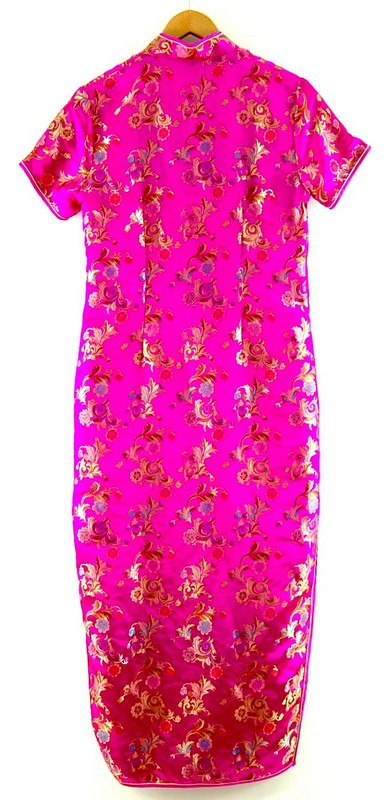 Back of Purple Traditional Chinese Dress