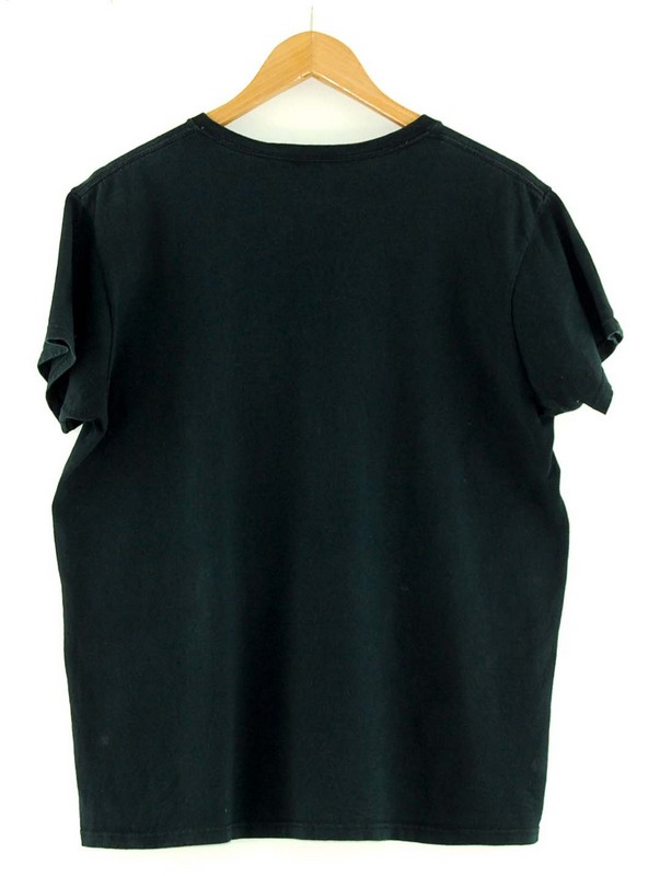 Back of Black Bryant University Bulldogs Tee