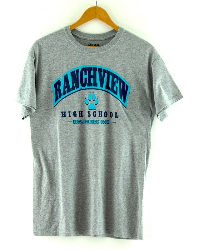 Grey Ranchview High School Tee