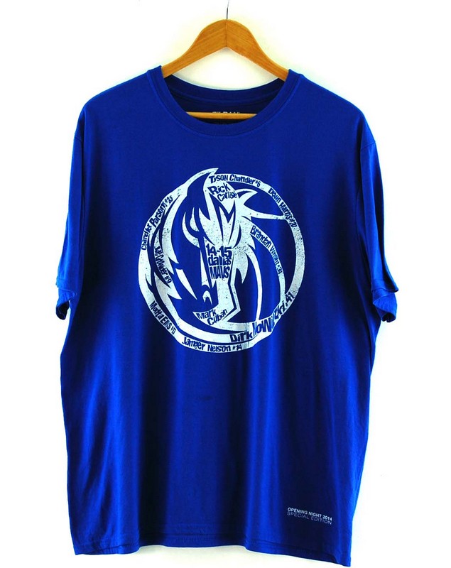 2014 Dallas Mavs Vintage Graphic T Shirt