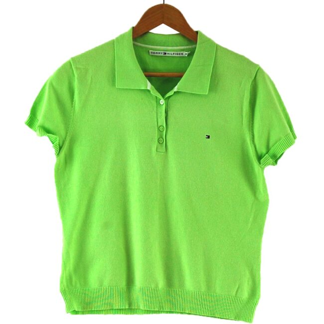 Lime Green Tommy Hilfiger Polo Womens
