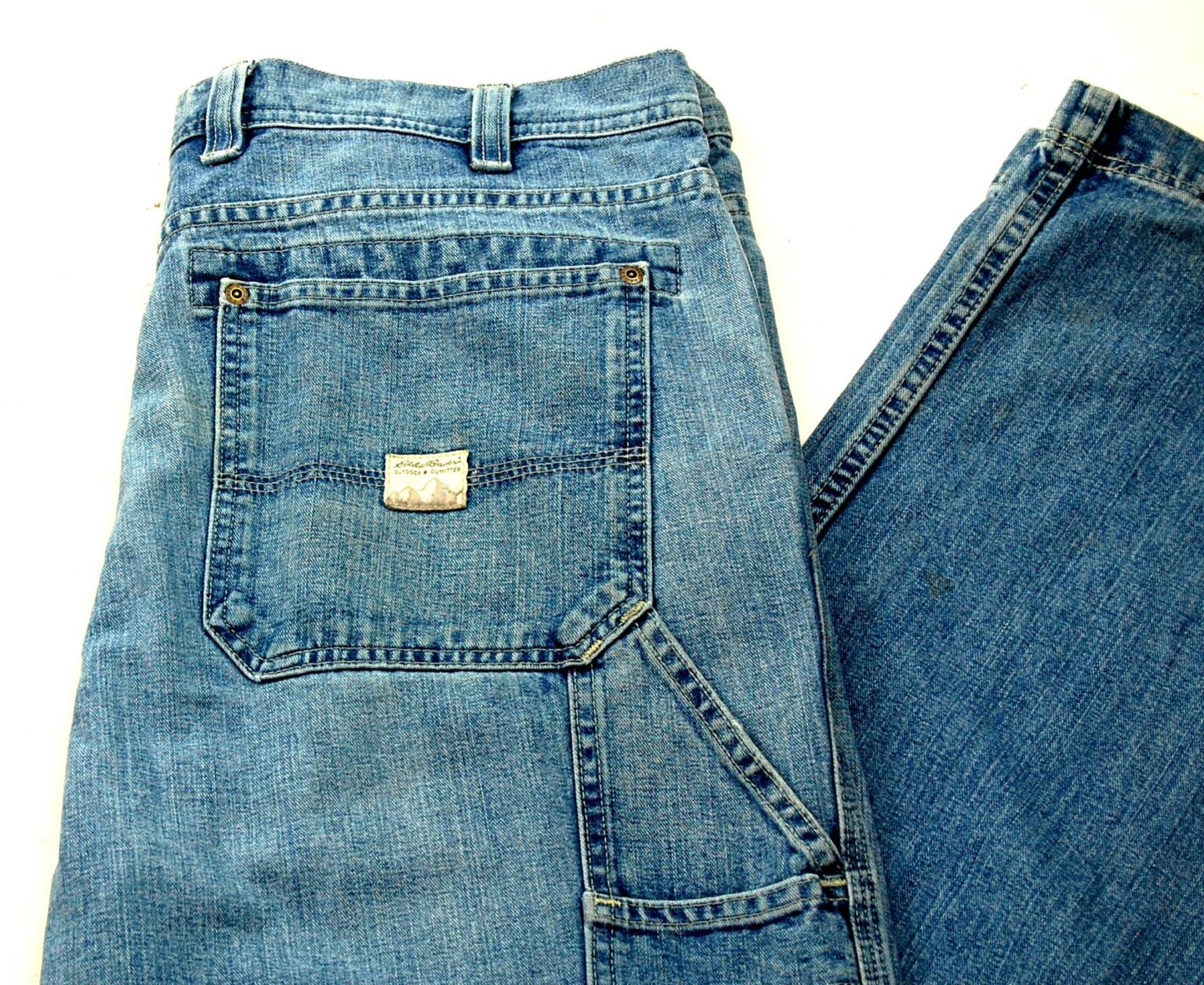 Eddie Bauer Carpenter Jeans - W38 X L32 - Blue 17 Vintage Clothing