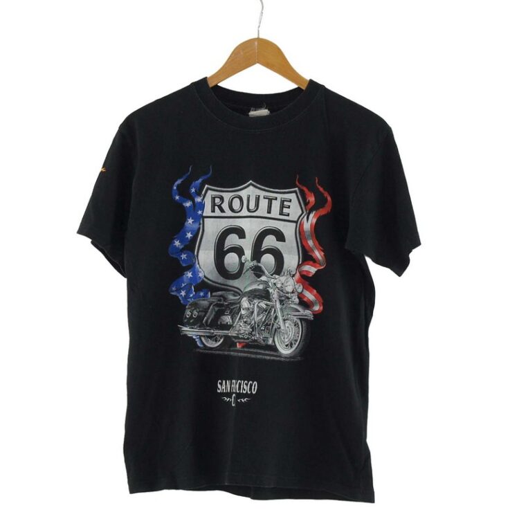 Route 66 Mens Black Tee