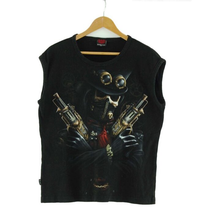 Steampunk Mens Black Tee