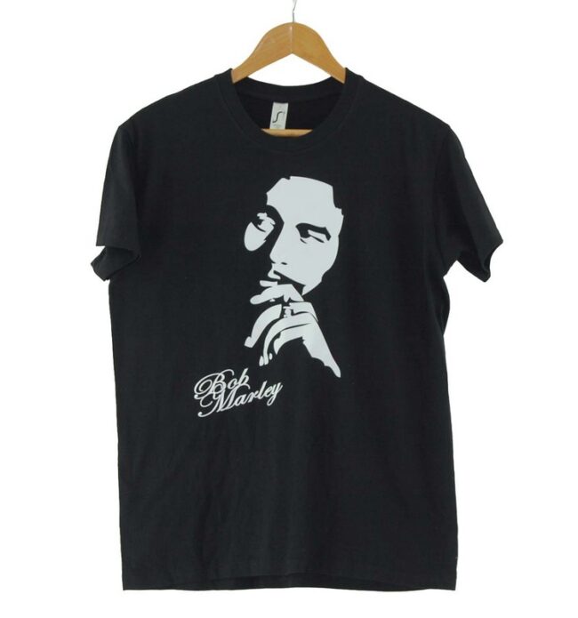 Bob Marley Mens Black Tee