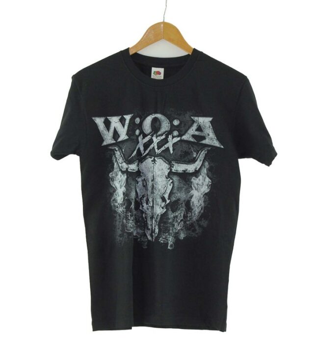 WOA Fruit of the Loom Mens Black Tee