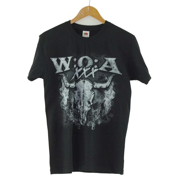 WOA Fruit of the Loom Mens Black Tee